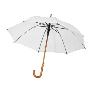 Automatický dáždnik s drevenou rukoväťou, RPET
