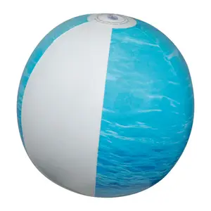 Beach ball in sea look